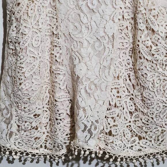 Blu pepper crocheted lace‎ tank top size small - Picture 2 of 7